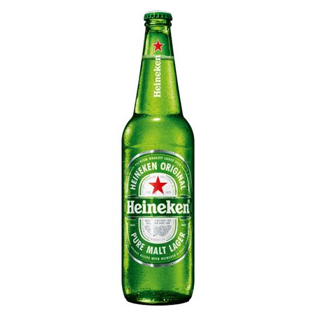 CERVEJA LAGER PREMIUM PURO MALTE HEINEKEN GARRAFA