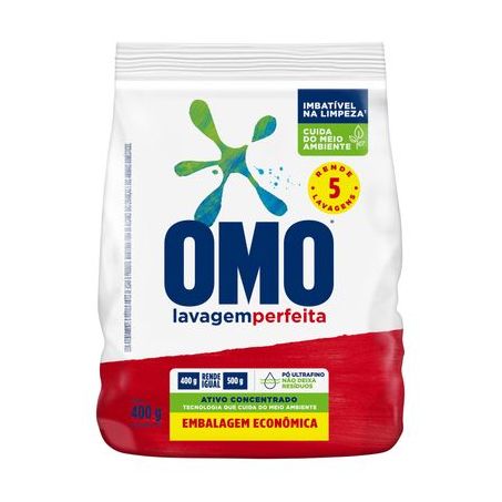 Sabão em Pó Omo Lavagem Perfeita Refil 400G