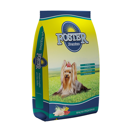 Ração foster premium raças pequenas e médias 1kg