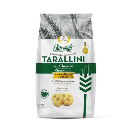 Snack Tarallini Italiano Terre Di Puglia Clássico 100G