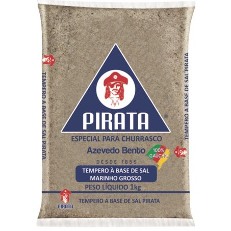 Sal grosso pirata kg temperado churrasco