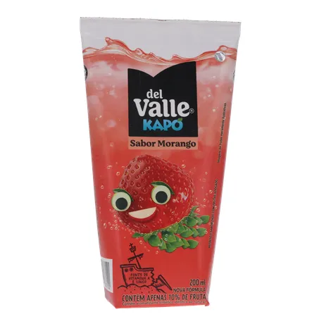 Suco Kapo Del Valle Fruta Morango 200ml 360-35