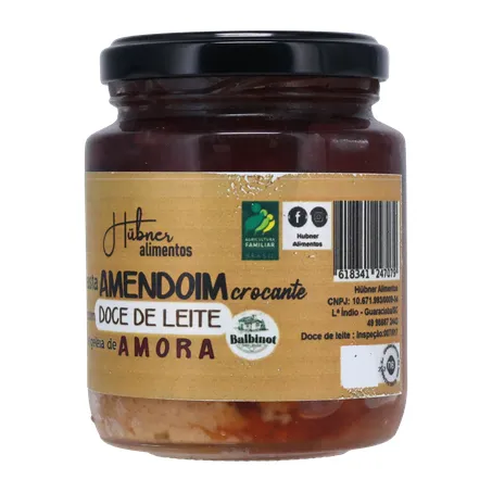 Pasta amendoim hubner leite/ amora 310g 360-4