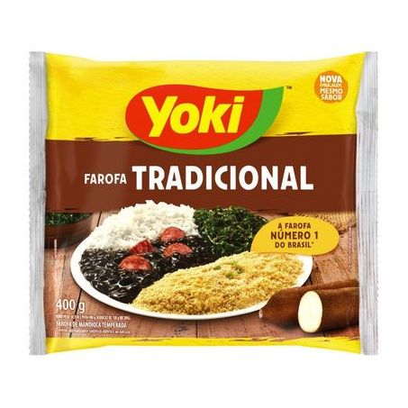 Farofa Yoki Tradicional Pacote 400g 