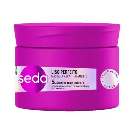 Mascara tratamento capilar seda liso perf. 300g