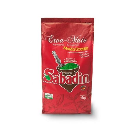 Erva Mate Sabadin Moída Grossa 1KG