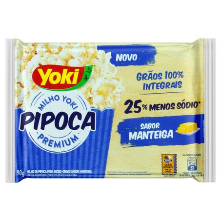 PIPOCA PARA MICRO-ONDAS MANTEIGA YOKI PREMIUM