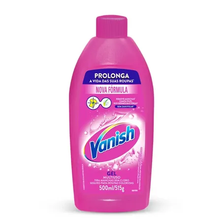 Tira Manchas Gel Vanish Roupas Coloridas Frasco 500ml
