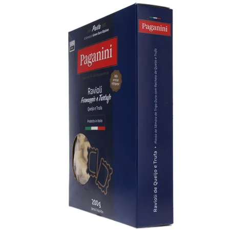 Massa Ravioli Paganini Queijo e Trufa Caixa 200gr 360-6