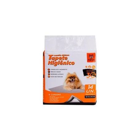 Tapete higiênico para cães fofos com 14und