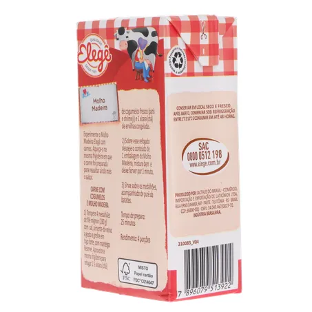 Molho Madeira ao Vinho Elegê Caixa 200gr 360-23