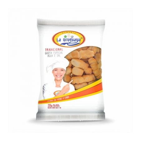 BISC LA URUGUAYA 250G SALG AGUA/SAL