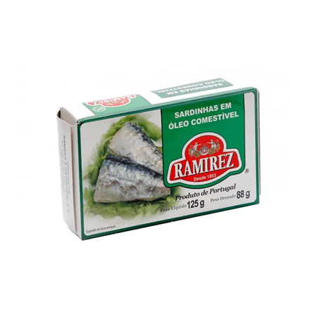 SARDINHA RAMIREZ EM OLEO 125G