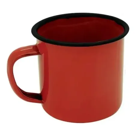 Caneca Yazi 5cm Esmaltada 17663 Vermelha