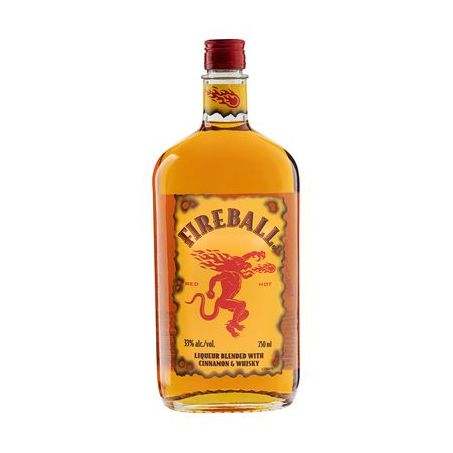 Licor de whisky fireball 750ml