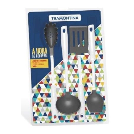JOGO TRAMONTINA 4PC UTENSILIOS EASY807