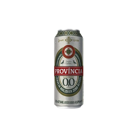 CERVEJA PROVÍNCIA PREMIUM 0,0% ZERO LATA 473ML