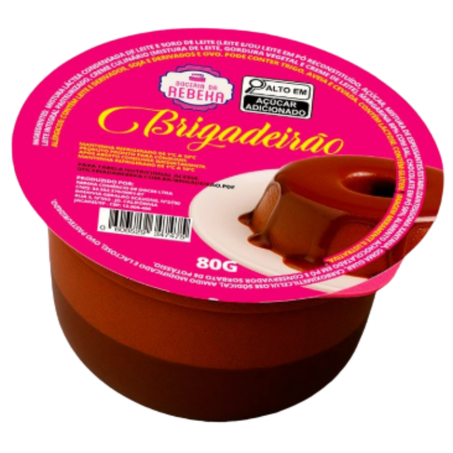 Sobremesa Rebeka Brigadeirão 80g 
 