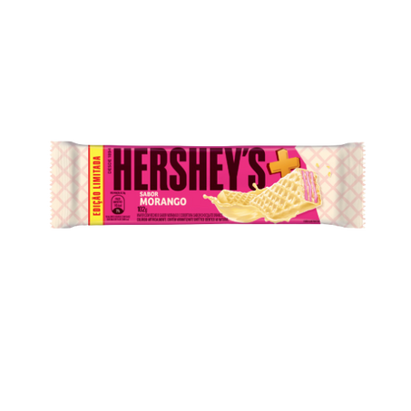Chocolate Wafer Hersheys Mais Chocolate Branco Morango 102g 
 