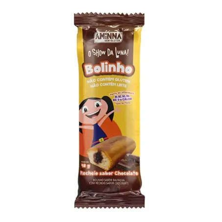 Bolinho aminna 40gr chocolate