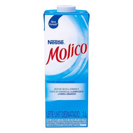 LEITE UHT DESNATADO NESTLÉ MOLICO