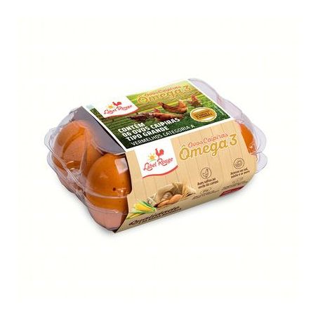 OVOS LABEL ROUGE OMEGA 3 VERM 6UN