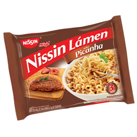 MACARRÃO INST NISSIN LAMEN PICANHA 85G