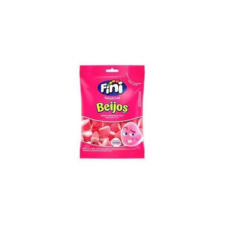 BALA FINI 80G BEIJOS MORANGO CX 12.0