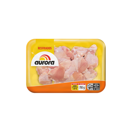 Aurora-frango bandeja 1kg coxinha da asa