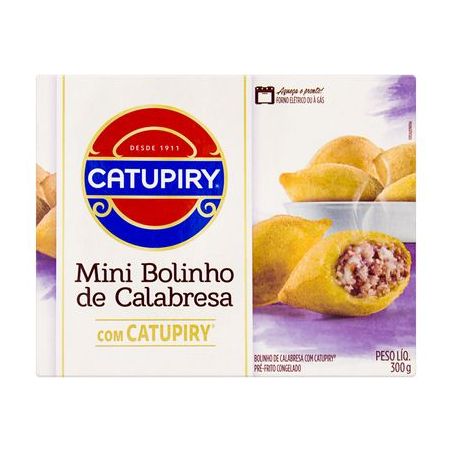 BOLINHO CATUPIRY DE CALABRESA 300G