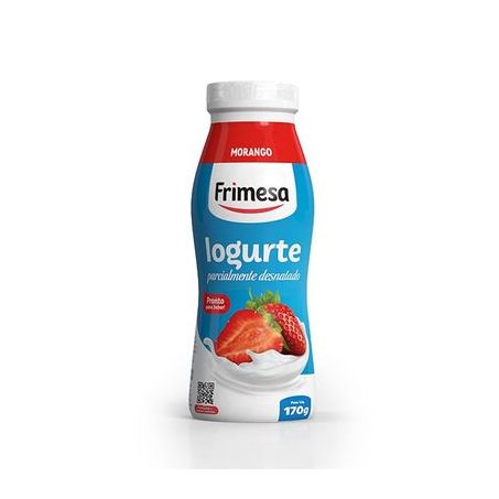 Iogurte frimesa parcial desnatado morango 170g