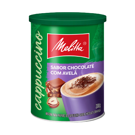 Cappuccino Solúvel Chocolate com Avelã Melitta