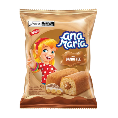 Bolinho Ana Maria Banoffee 70g