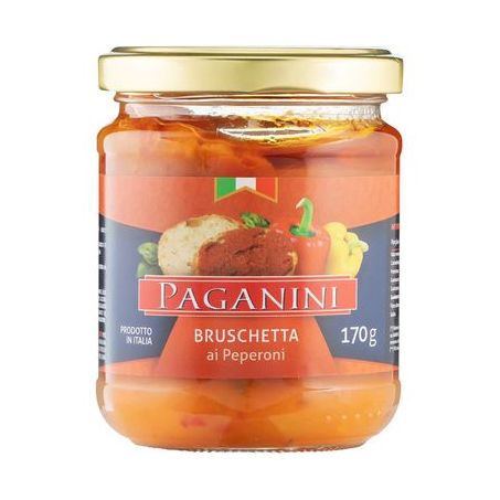 Bruschetta ai peperoni paganini 170g