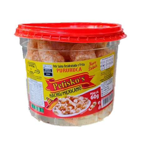 Pururuca Petiskos 60g Pote Nacho