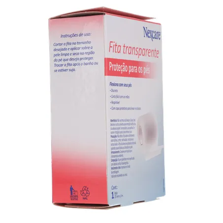 Fita adesiva protetora de pés 3m transpa 360-12