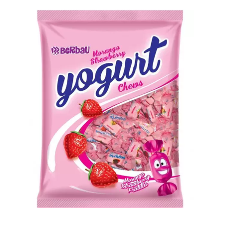 BALA BERBAU YOGURTE MORANGO 250G