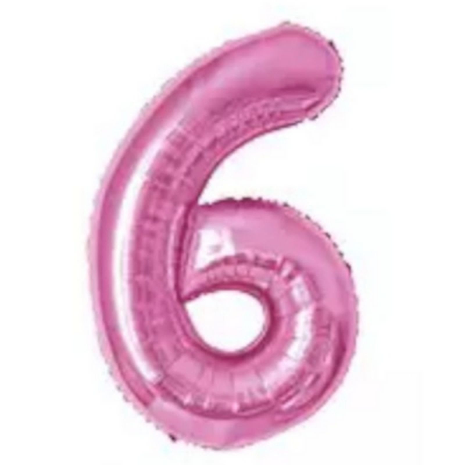 BALAO BRINK FEST METALIZADO 40CM N6 ROSA
