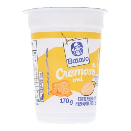Iogurte Natural Batavo Mel 170G 360-32