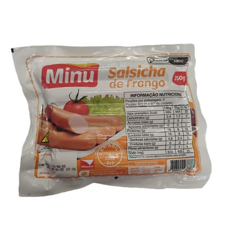 SALSICHA MINUANO DE FRANGO 350G