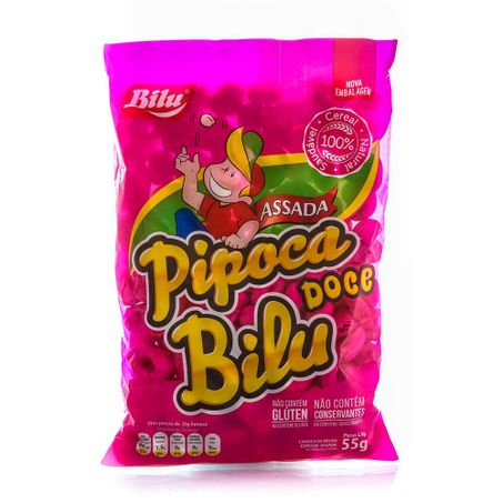 Pipoca bilu 45g doce