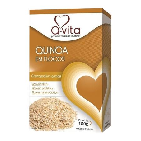 Q-Vita Quinoa Em Flocos 100G