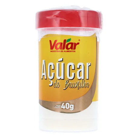 Acucar baunilha valar tubo 40g 360-1