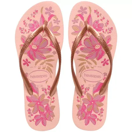 CHINELO HAVAIANAS SLIM ORGANIC ROSA/DOURD 35/36