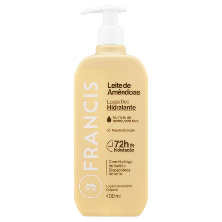 Loção Francis 400ml - Leite de Amêndoas