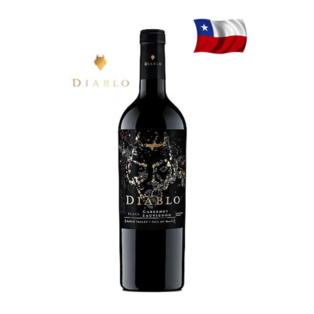 VINHO DIABLO BLACK CABERNET SAUVIGNON CHILE 750ML