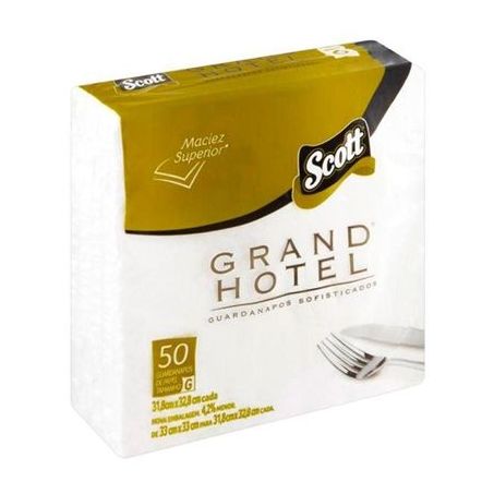 GUARDANAPO FD GRAND HOTEL 31,8X32,8 SCOTT C/50
