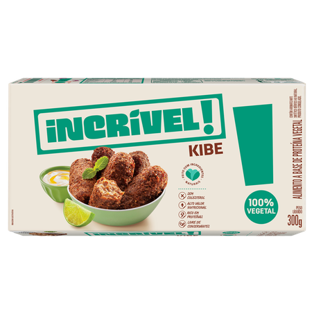 Kibe Incrivel Vegetal Congelado 300g