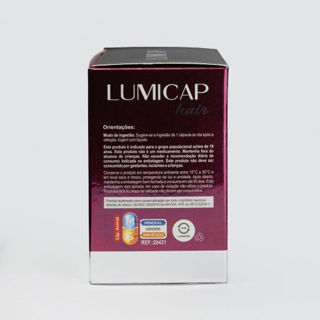 LUMICAP HAIR 500MG 60 CAPSULAS UNILIFE 360-2