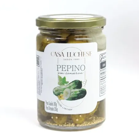 Conserva de Mini Pepinos 380g